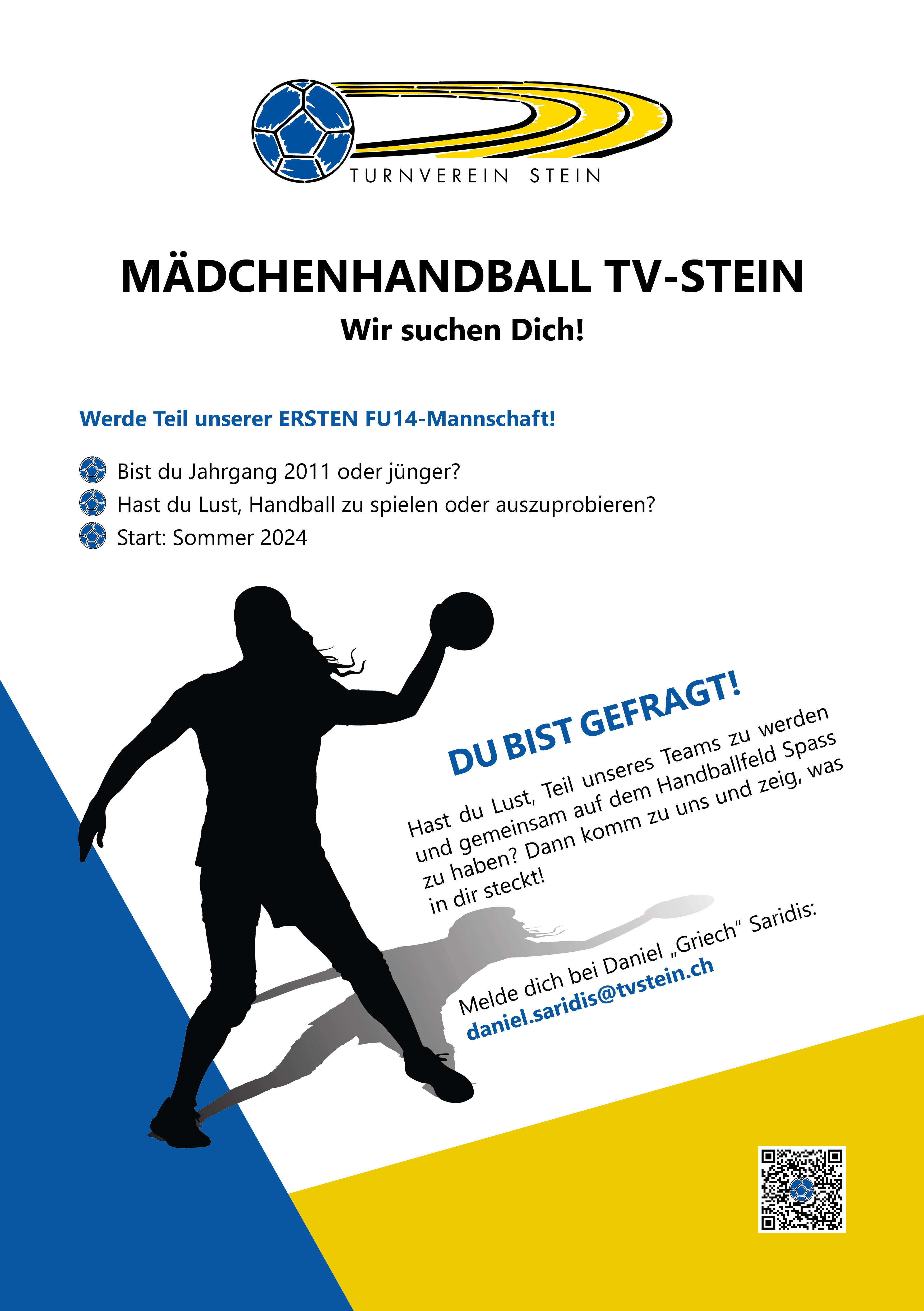 Infoblatt Handball Mädchenhandball